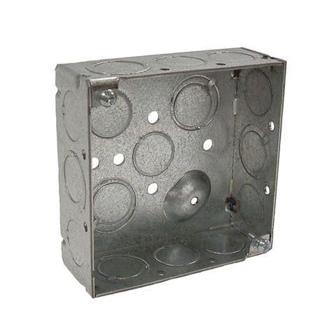 steel square box|4 in square electrical box.